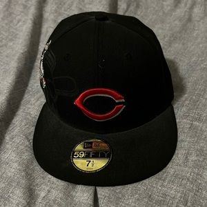 cincinnati reds fitted baseball cap